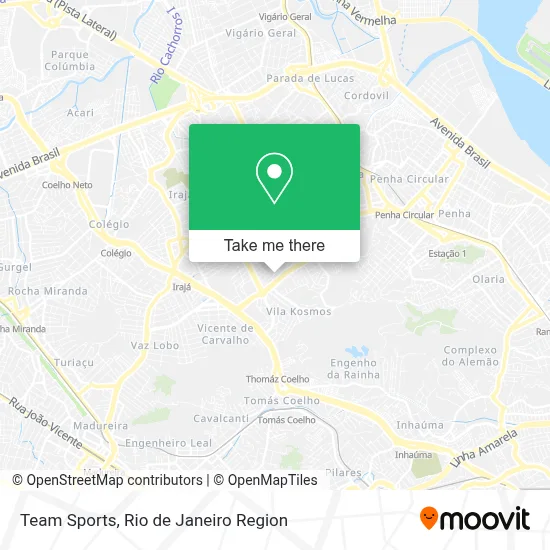 Team Sports map