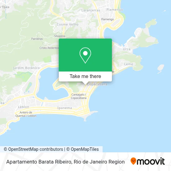 Apartamento Barata Ribeiro map
