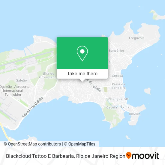 Blackcloud Tattoo E Barbearia map
