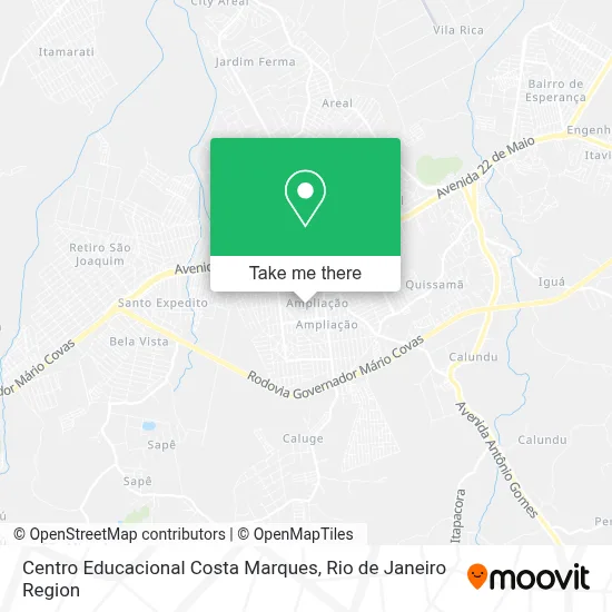 Centro Educacional Costa Marques map