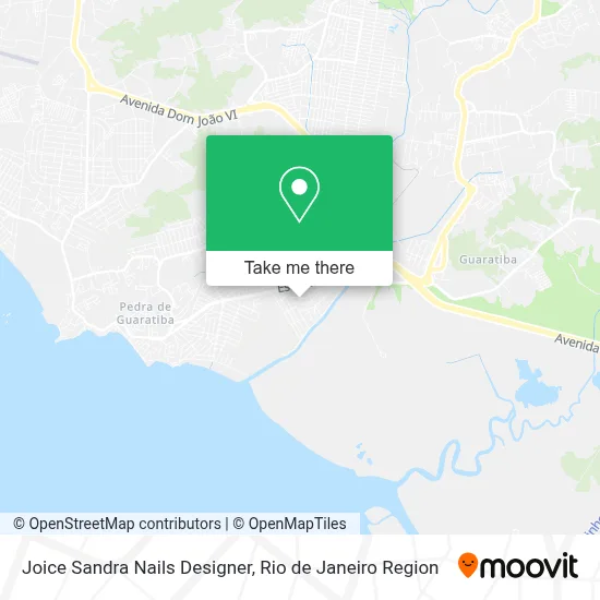 Joice Sandra Nails Designer map