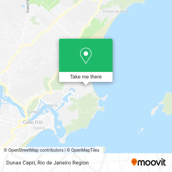 Dunas Capri map