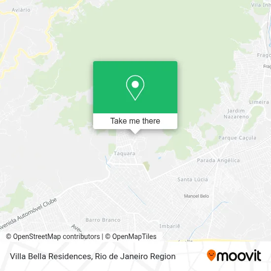 Villa Bella Residences map