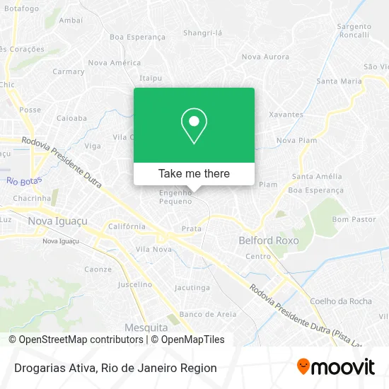 Drogarias Ativa map