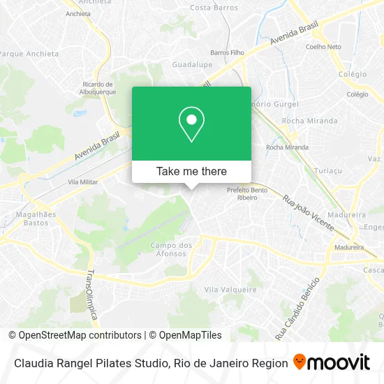 Claudia Rangel Pilates Studio map