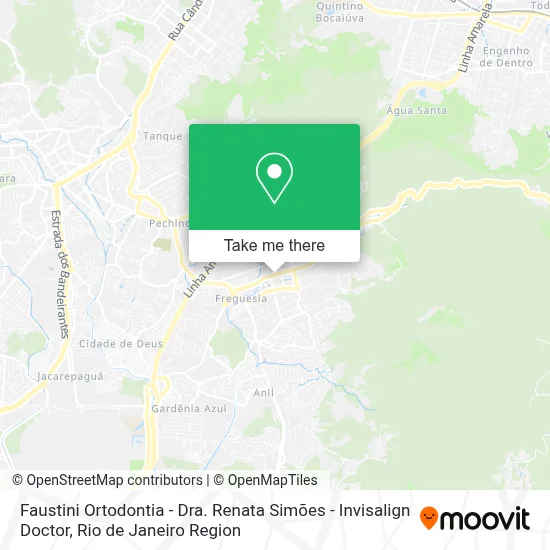 Faustini Ortodontia - Dra. Renata Simões - Invisalign Doctor map