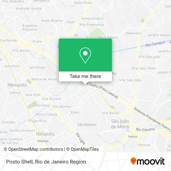 Posto Shell map
