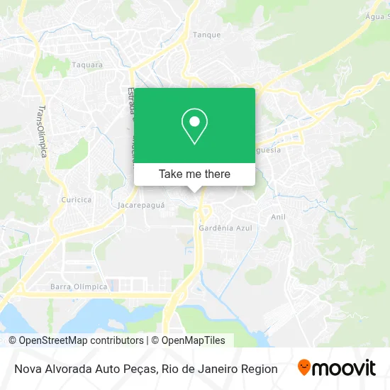 Nova Alvorada Auto Peças map