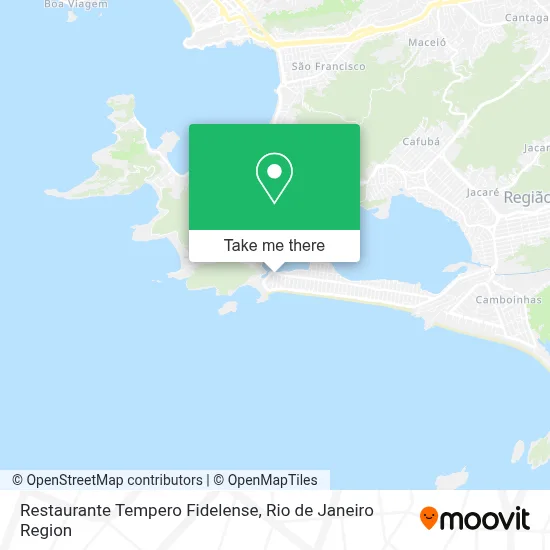 Restaurante Tempero Fidelense map