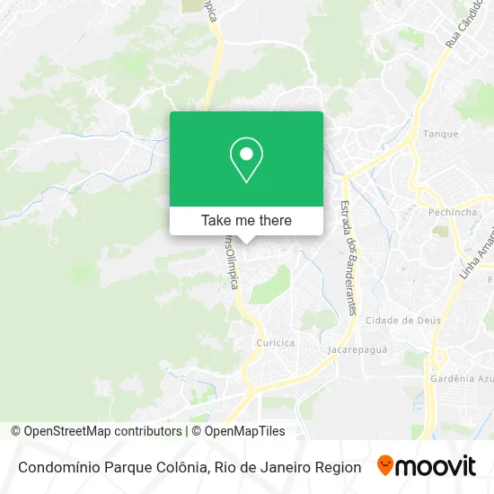 Condomínio Parque Colônia map