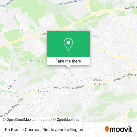 Rn Brasil - Cosmos map