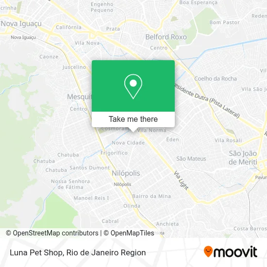 Luna Pet Shop map