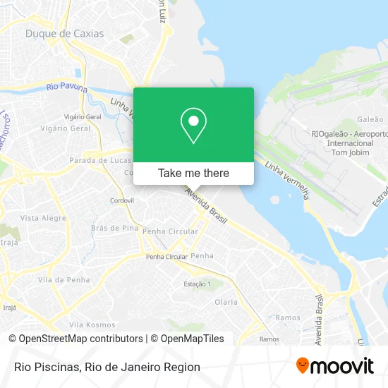Rio Piscinas map