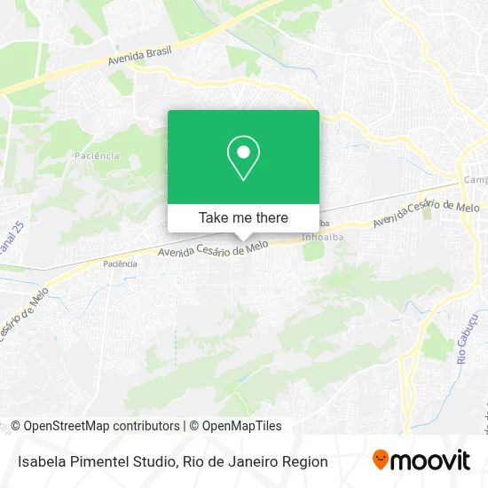 Isabela Pimentel Studio map