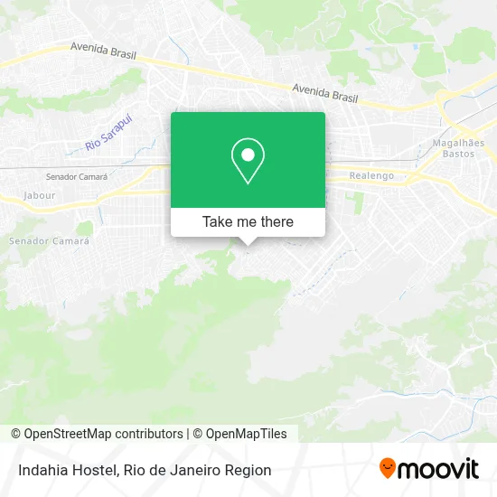 Indahia Hostel map