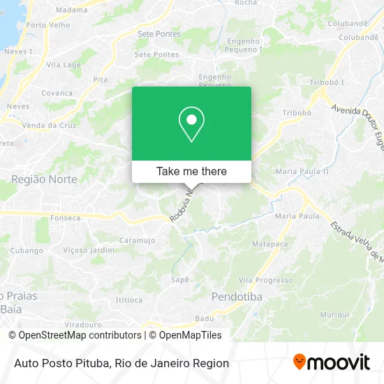 Auto Posto Pituba map