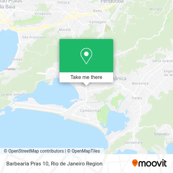 Barbearia Pras 10 map