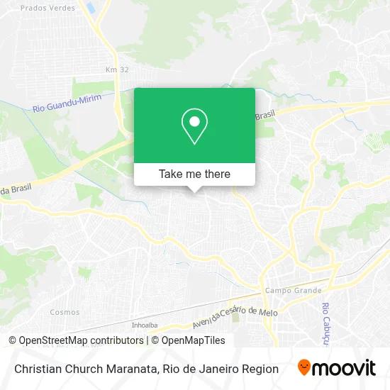 Christian Church Maranata map