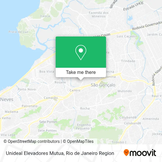 Unideal Elevadores Mutua map