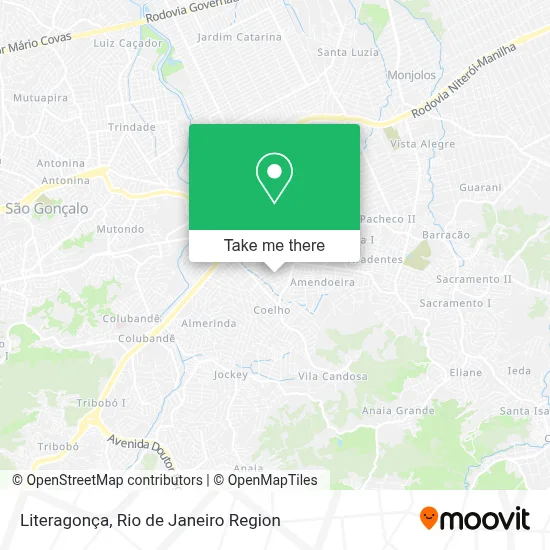 Literagonça map