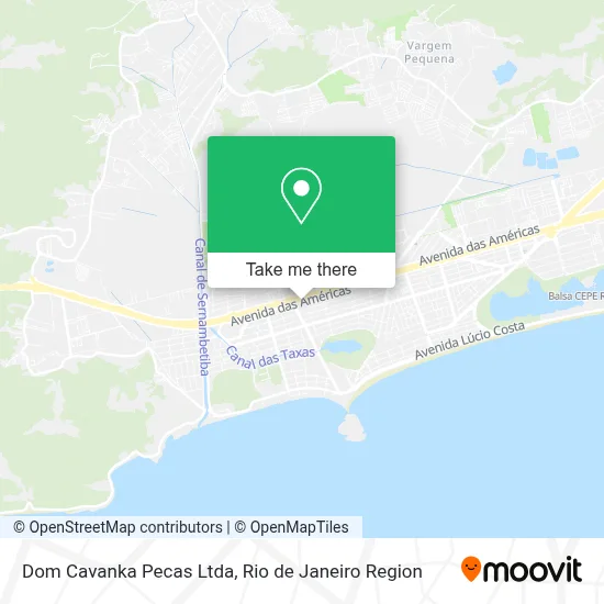 Dom Cavanka Pecas Ltda map