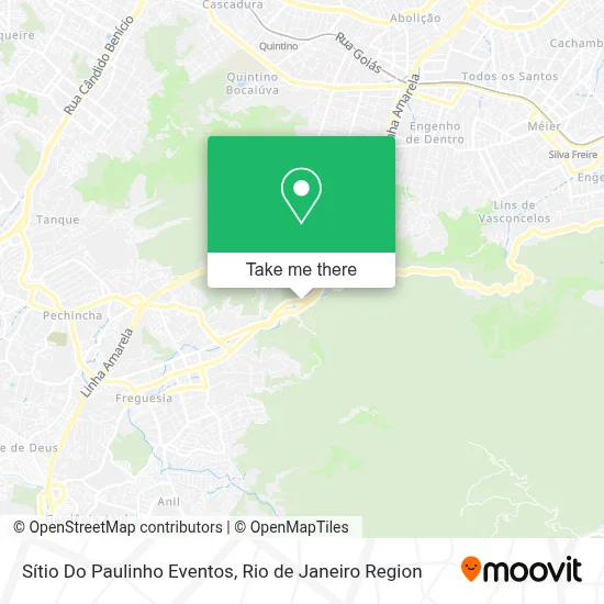 Sítio Do Paulinho Eventos map