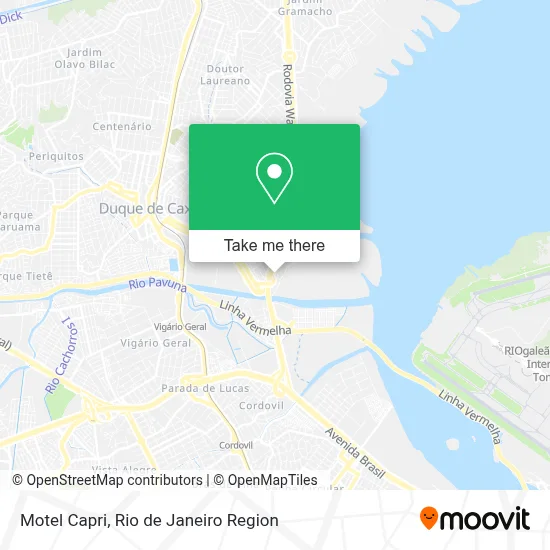 Motel Capri map