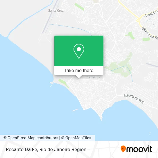 Recanto Da Fe map