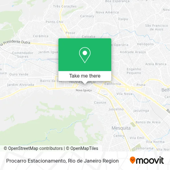Procarro Estacionamento map