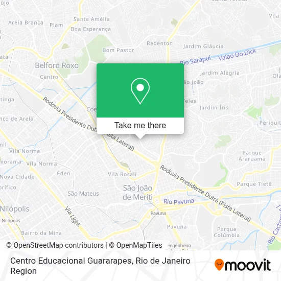Centro Educacional Guararapes map