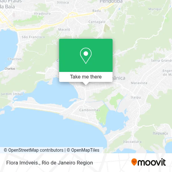 Flora Imóveis. map