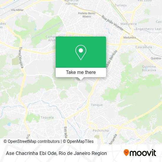 Ase Chacrinha Ebi Ode map