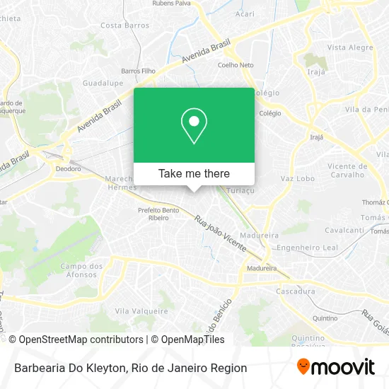 Barbearia Do Kleyton map