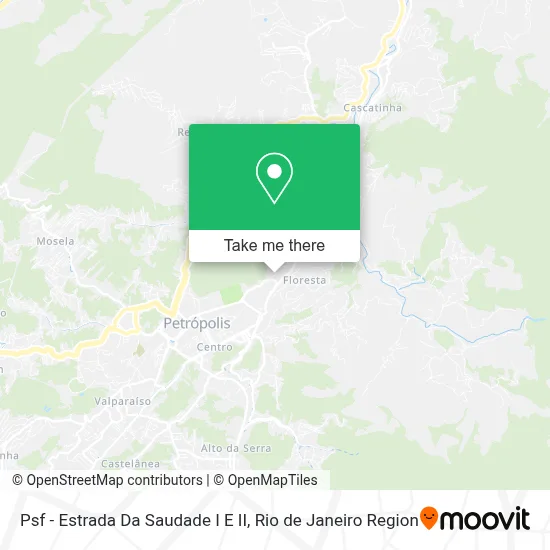 Psf - Estrada Da Saudade I E II map