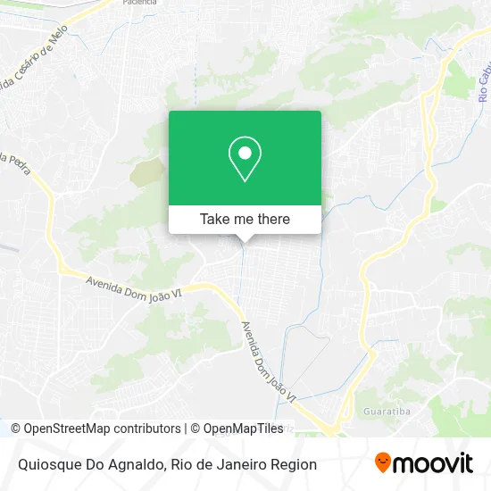 Quiosque Do Agnaldo map