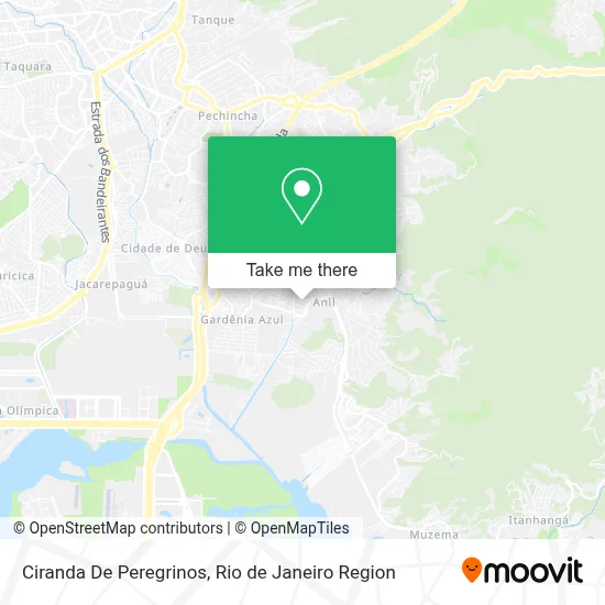 Ciranda De Peregrinos map
