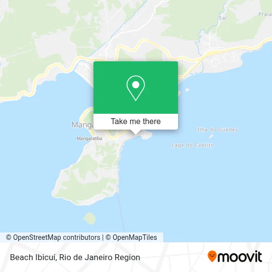 Beach Ibicuí map