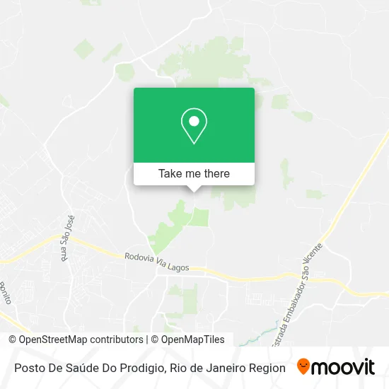 Posto De Saúde Do Prodigio map
