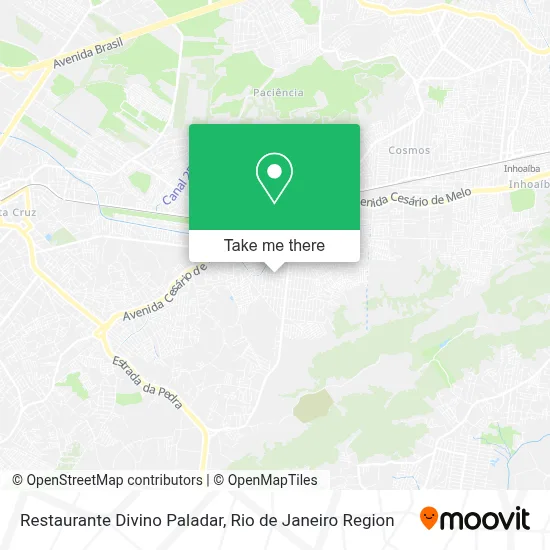 Restaurante Divino Paladar map