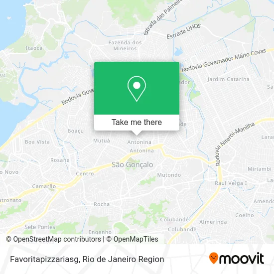 Favoritapizzariasg map