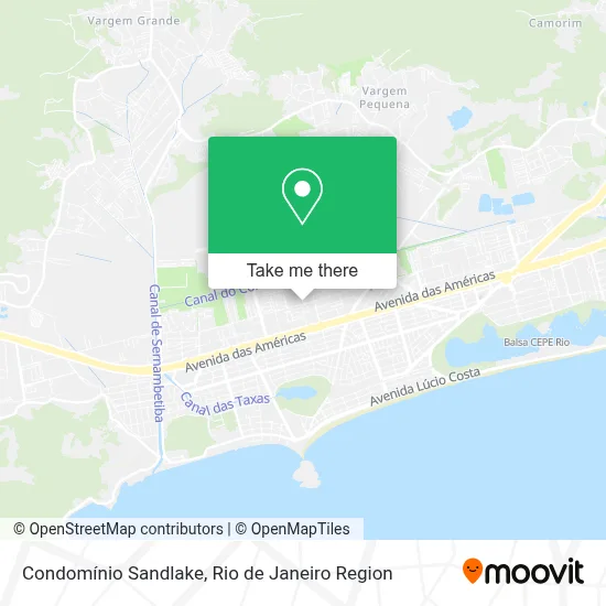Condomínio Sandlake map