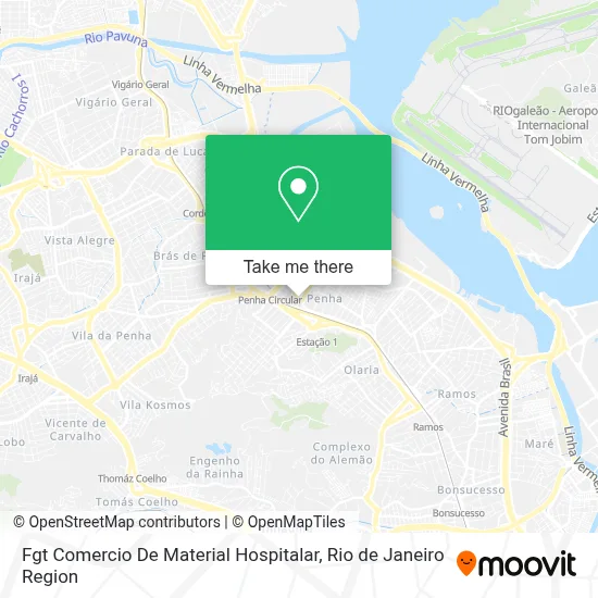 Fgt Comercio De Material Hospitalar map