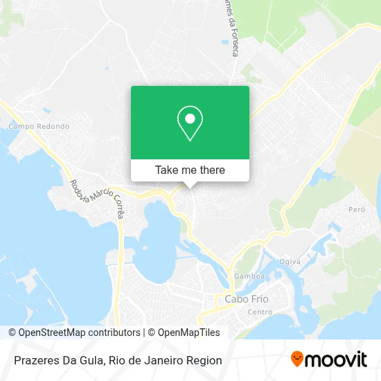 Prazeres Da Gula map