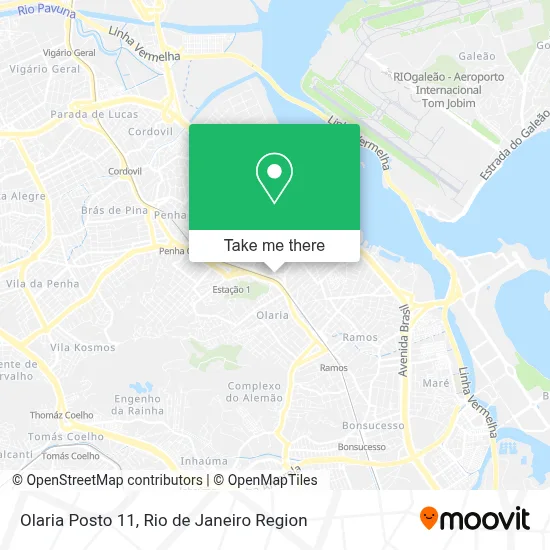 Olaria Posto 11 map