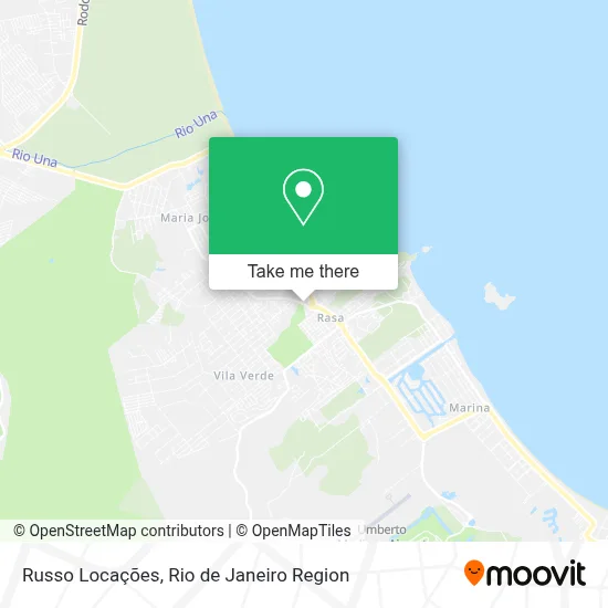 Russo Locações map