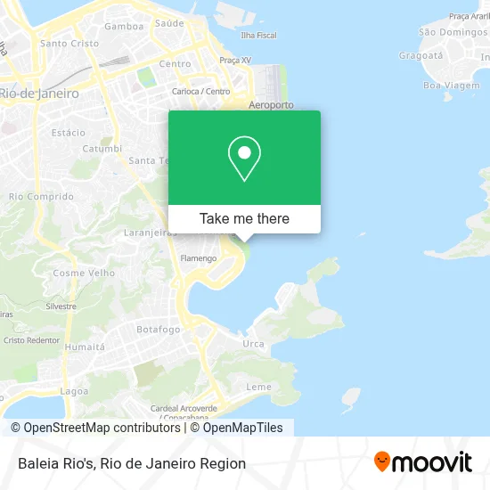 Baleia Rio's map