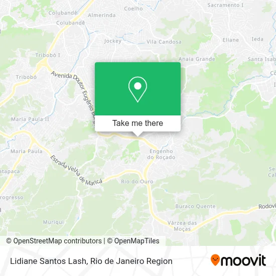 Lidiane Santos Lash map