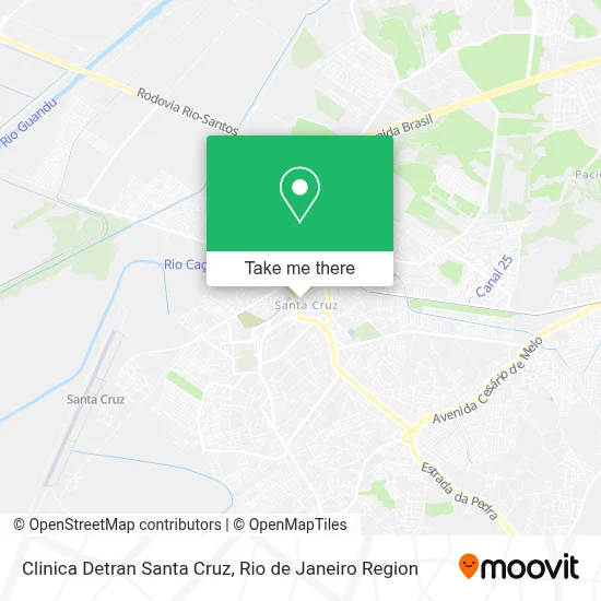 Clinica Detran Santa Cruz map