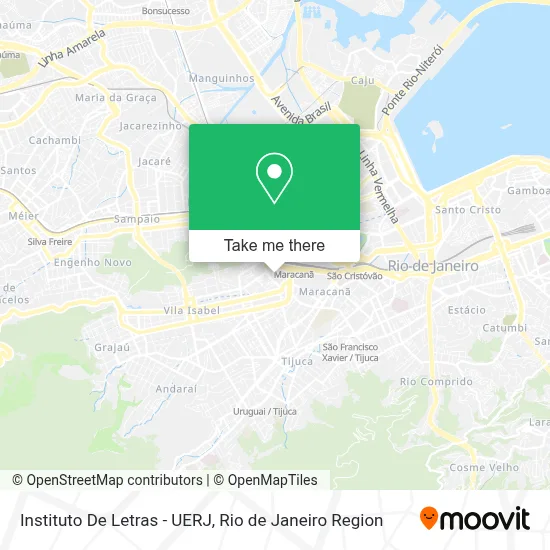 Instituto De Letras - UERJ map
