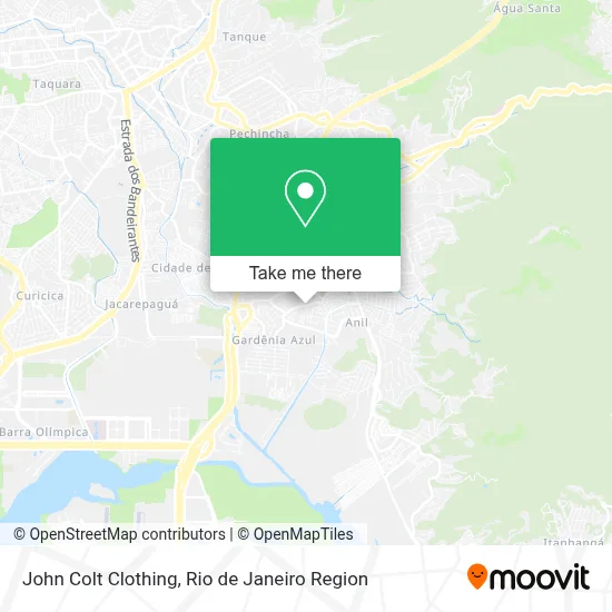 John Colt Clothing map
